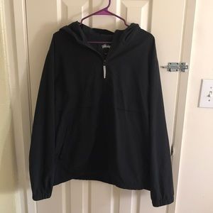 Stussy Black Lightweights windbreaker